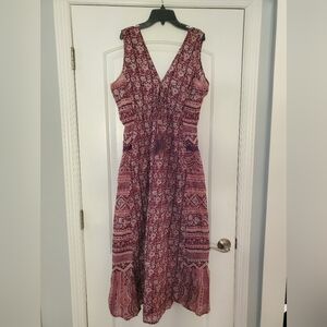 Natural Life purple boho dress